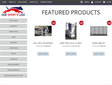 Tablet Screenshot of dogsportsusa.com